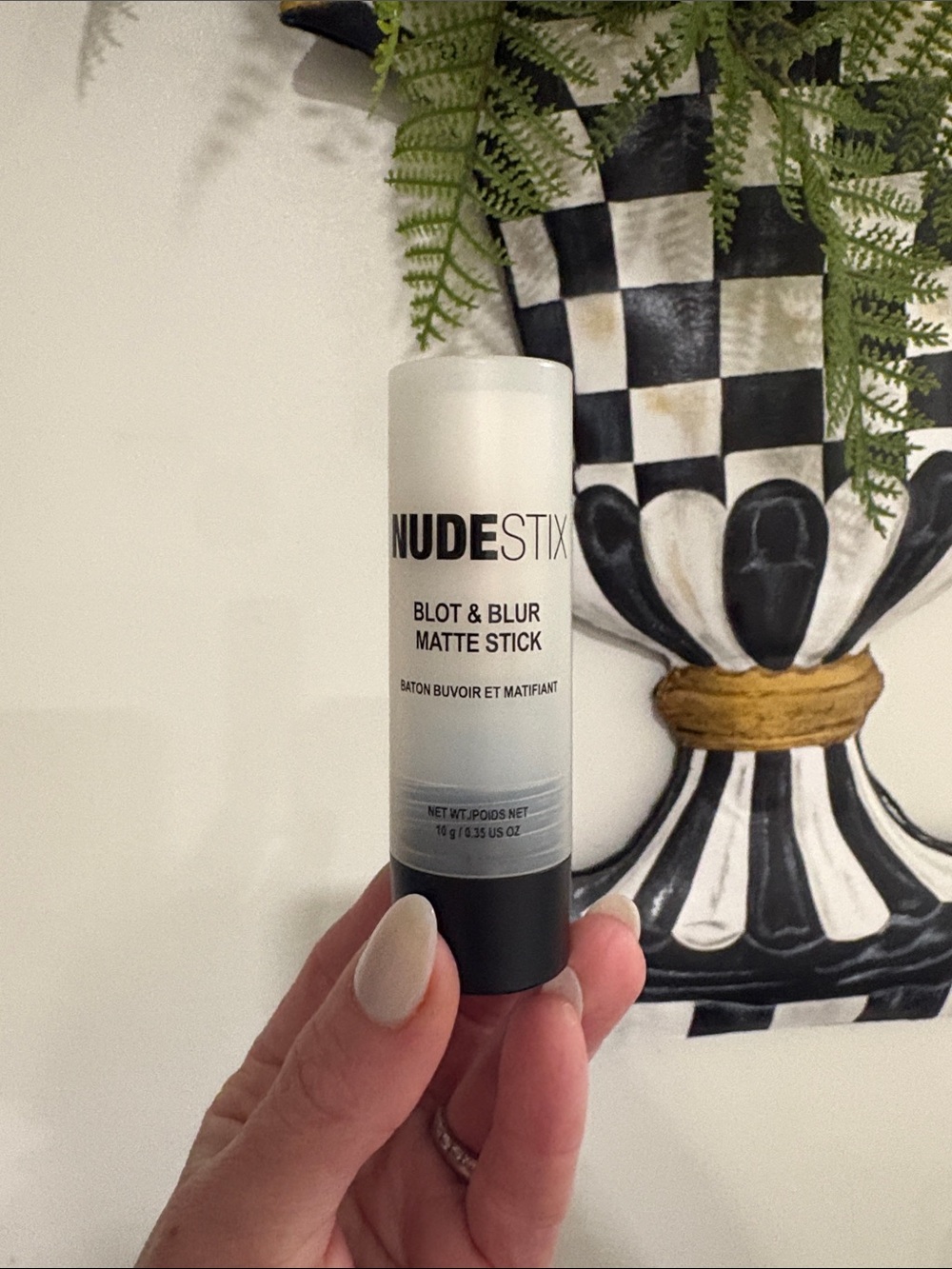 NUDESTIX Blot & Blur Matte Stick in White and Black
